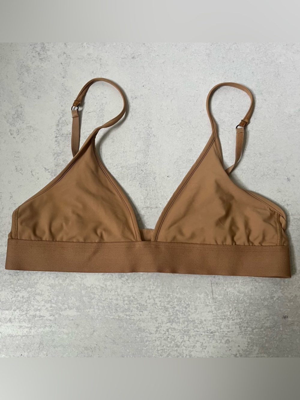 Pepper Triangle Bralette Small Nude Beige Wireless